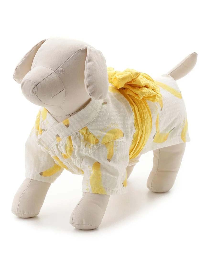 

Юката с рисунком «кот и фрукты» PAGG242580 YEL S [Собака-мороженое] CAT&DOG
