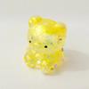 Mini Glitter Bear Squeeze Toy Stress Relief Clear Bear Stress Sugar Ball Sensory Toy Soft Slow Rising Decompression Fidget Toy