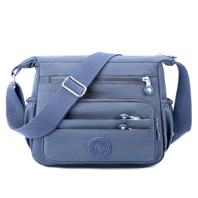 Fashion Multi pockets Women Shoulder Bag High Quality Fabric Female Handbag Pretty Style Girls Messenger Shopping Bags
