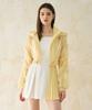 Loveforty Shirring Active Wind Breaker Yellow