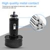 8V 36V Digital DC Voltage Car Voltmeter Thermometer Cigarette Lighter Style 2 In 1 Battery Monitor Voltage Temperature Meter
