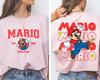 Super Mario Series T-shirt Men and Women New Summer Cotton Y2K Clothing Fashion Casual Oversized Short Sleeve Tops Streetwear
