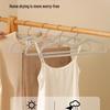Short-neck Non-slip Clothes Hanger: Skin-feel Film, No Marks, Prevents Shoulder Bumps, Ideal for Home Storage and Organization.