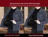 Vielseitige Herren-Wolljacke mit Revers – Mit Samt gefüttert, dick für Frühling & Herbst