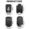 Car Key Case Cover Protector Keychain replace Accessories For Honda Civic Fit Jazz Accord CRV HRV City Odyssey Vezel Insight ahm256