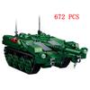 Military Vehicles Tank Sets SWAT Army City Police T34 Model Building Blocks DIY Brick Kids Toys Classic World War II WW2