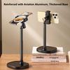 Foldable Design Aluminum Alloy Holder Mobile Stand  for Desk Use Desktop Filming Content Creation