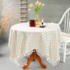 Small Fresh Cotton and Linen Rectangular Coffee Table Cover Towel