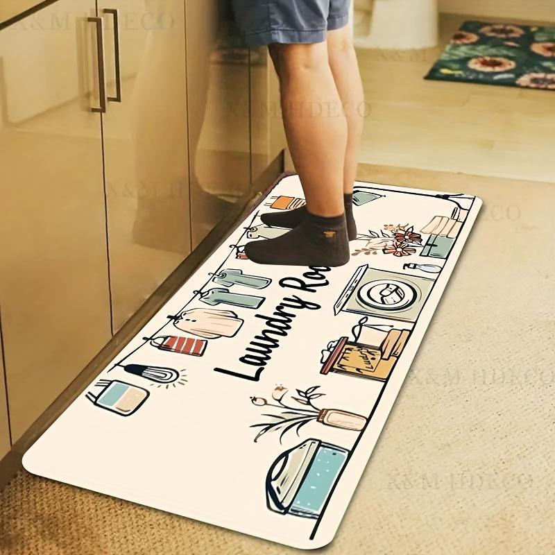 Cartoon Animation Soft Laundry Room Carpet Washing Machine Floor Mat Rug For Bedroom Living Room Carpet Doormat Home Dec