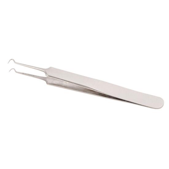 Pimple Comedone Tweezers Remover Tool Bend Curved Face Blackhead Acne Clips