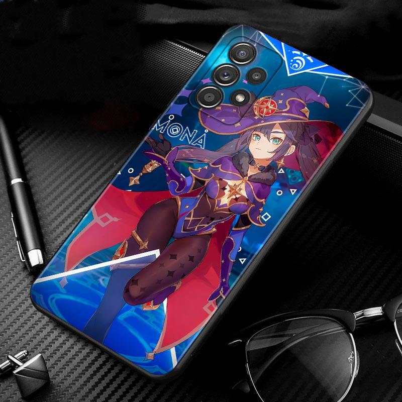 Etui na Samsung Galaxy A51 A12 A21s A71 A52 A31 A32 A02s A72 A11 A41 A22 A01 A51 5G A02 F42 Okładka Gra Genshin Impact Dziewczyna