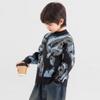 Doudoujia Boys' Ink Wash Pullover Sweater