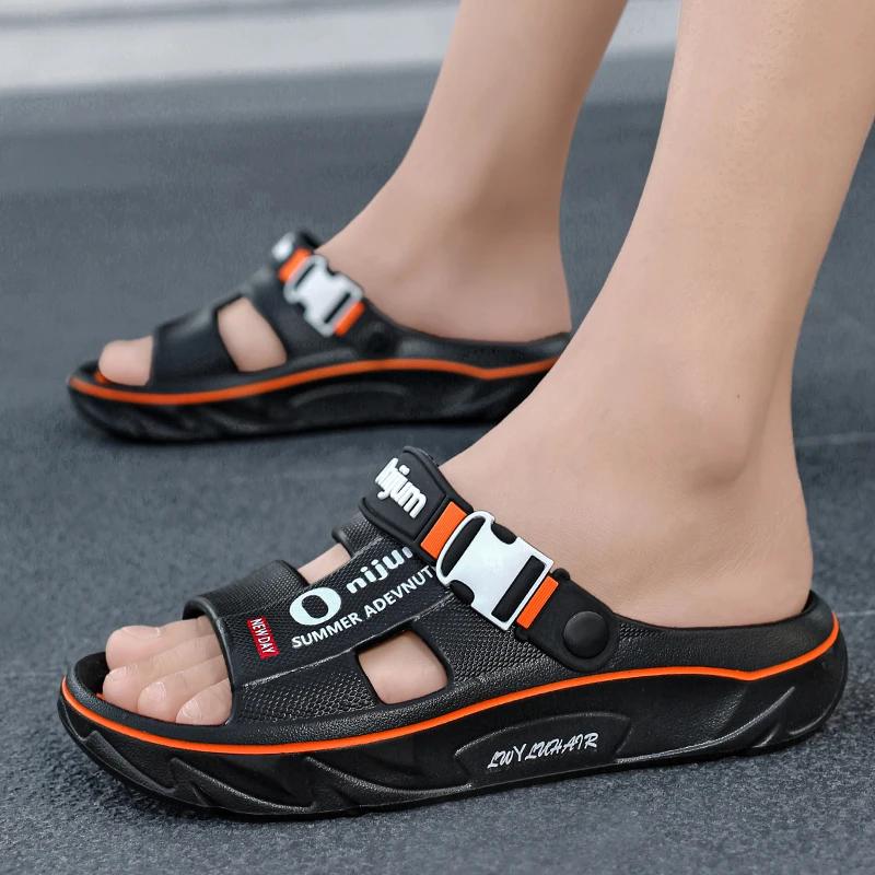 Pantoufles de massage d'été pour hommes, sandales d'intérieur et d'extérieur, sandales de plage confortables et souples, sabots, chaussures décontractées pour hommes et femmes, pantoufles de maison