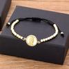 Nidin Men Classic 9 Styles Virgin Mary Bracelets Women Crystal Bracelets Christian Adjustable Handmade Copper CZ Bead Jewelry