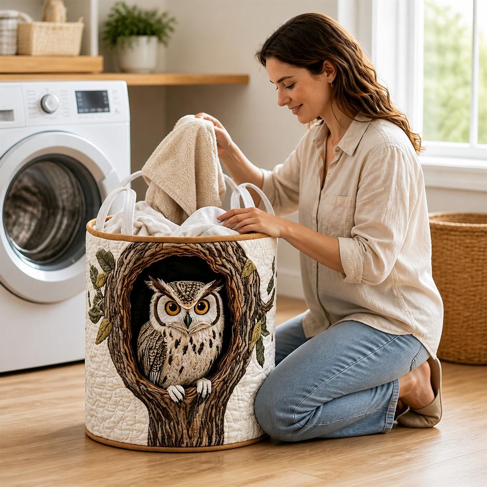Boho gesteppter Wäschekorb mit Blumenstoff und Griffen Wäschetonne große Kapazität weicher Korb für Schmutzwäsche