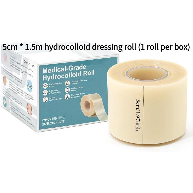 1ПОРЦИЯ Гидроколлоидный рулон для ухода за ранами Extra Large Гидроколлоидный пластырь Свободная резка Противоэрозионный пластырь и пластырь от акне
