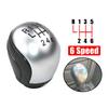 For C5 2001-2008 5 6 Speed Car Gear Shift Knob Shifter For 407 RCZ Gear Shift Knob Shifter Replacement Car Interior Parts