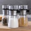 1pc Glass Salt Seasoning Bottle Leak Proof Seasoning Sealed Storage Bottle Rotating Lock Dust Proof Bottle Kitchen Accessories
