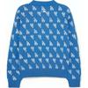 New MLB Knitwear Unisex Light Blue 3AKPM0434