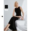 LANCY Tri-Acetate Sleeveless A-Line Maxi Dress