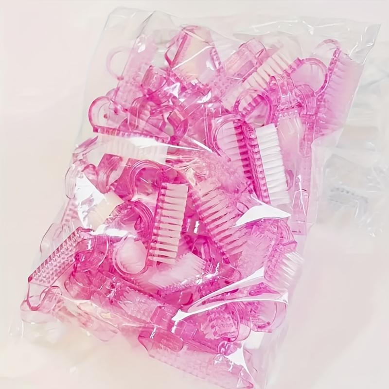 12 Stück Griff Nagelfeile, Nagelfeilen Hand Fingernagelbürste Reiniger Schrubb-Set Pediküre für Zehen und Nägel Männer Frauen