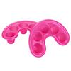5pcs Rose Red 5-Hole Gel Soak Off Bowl Five Holes Nail UV Gel Removal Bowl  Finger Soaking Treatment