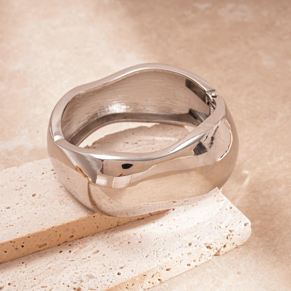 Wide Opening Wide Irregular Bangle Jewelry Accessories Exaggerated Bracelet  Girls