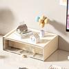 Storage Box Drawer-type Dustproof Container Stackable with Clear Display Case for