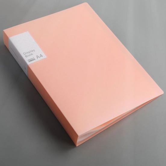 File Folder Double-sided High-Transparency Large Capacity Inner Pockets Multifunctional Sheet Protector with Plastic Sleeves A4 Paper Binder Portfolio