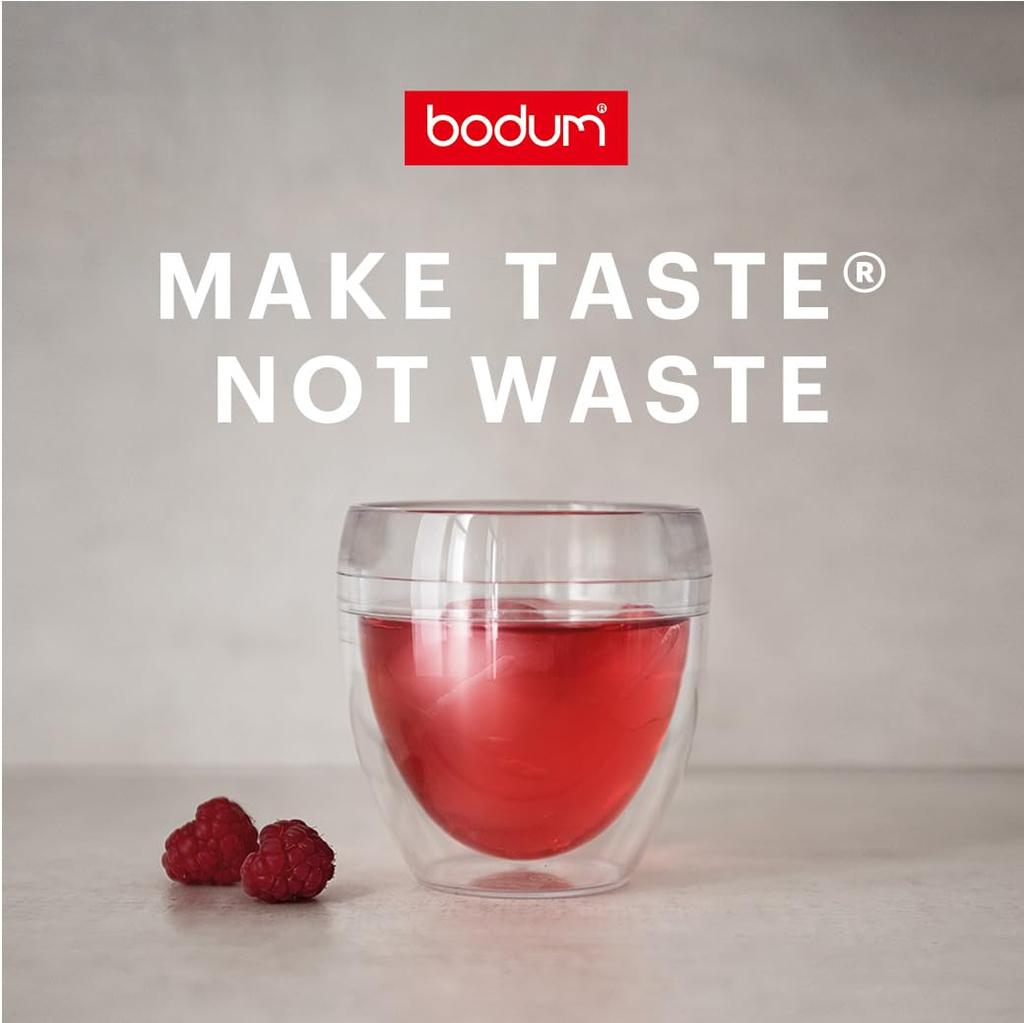 BODUM PAVINA OUTDOOR Double-Walled Plastic Tumbler, 350ml, Set of 2 [Authentic] 11849-10SA Clear, 350ml, Set of 2, Plastic, Insulates Hot or Cold,