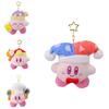 Adorable Kirby Chef Plush Keychain Soft Short Plush Stuffed Toy Bag Charm 12cm