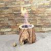 Tabletop Fire Pit Housewarming Gift Mini Fireplace for Patio Terrace Camping Brown