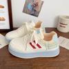 New Hong Kong style high-value board shoes casual thick-soled commuting light and breathable bread