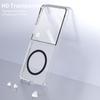 HD Transparent Magnetic Case For Samsung Galaxy Z Flip 7 6 5 4 Crystal Clear Cover With Clear Tempered Glass Screen Protector