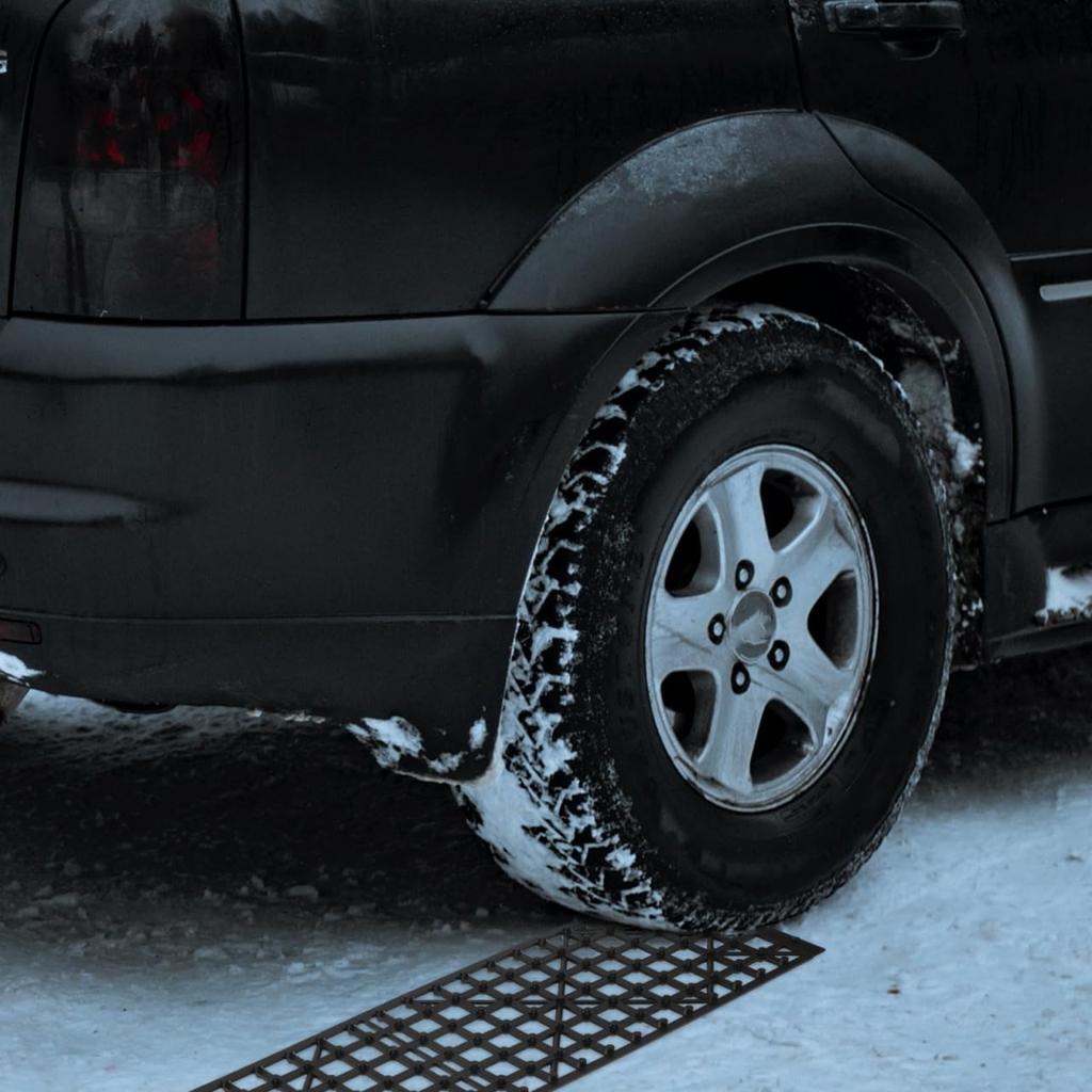 LIFKOME Stuck Helper Escape Boards, Set of 2, for Cars, Snow Helper, Tire Anti-Slip, for Snowy Roads, Sandy Beaches, and Muddy Roads, Stuck Relief,