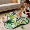 ABBP-Interactive Cat 2-In-1 Rolling Automatic Interactive Pet Games For Home Outdoor Play Training