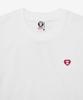 Eipeu Moonface Heart Small Logo Short Sleeve T-Shirt - White / Aaptem1807Xxqwhx