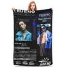 Funny Trueno Hip Hop Rapper Blankets Multi-function Flannel Sofa Throw Blanket for Home Bedroom Office Throws Bedspread Quilt
