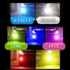[EternaBright] Car LED Fog Lamp, 3 Color Switching, H8, H11, Explosive Light, White, Pink,