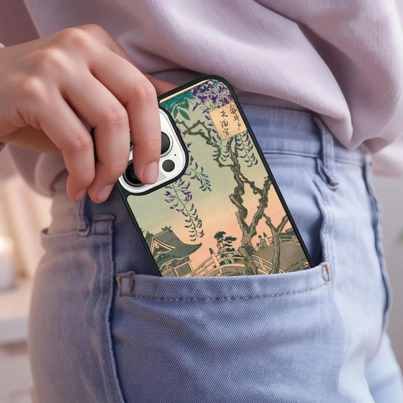 Japanese Ukiyo-e Art Phone Case For iPhone 17 Air 15 16e 14 13 Pro Max Coque 12 11 Pro Max PLUS Cover
