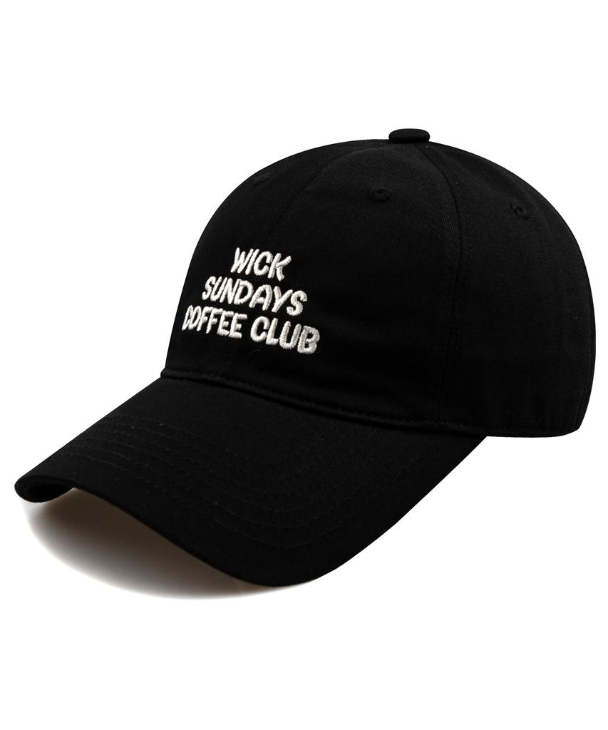 Wig Sundays Coffee Club Washed Ball Cap - Black