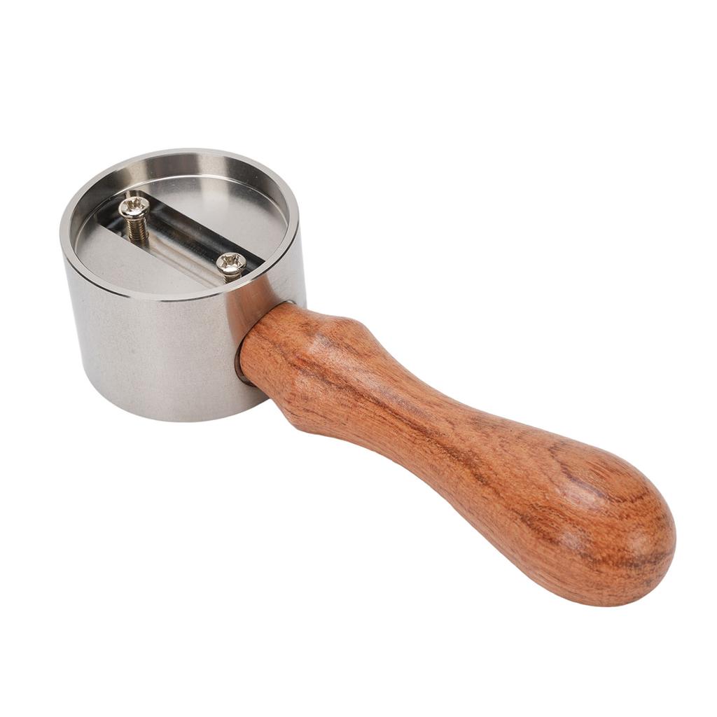 Kaffemaskin Ångspak Rostfritt Stål Ersättning Ångknapp Spak med Trähandtag för 840