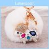 Elegant Little Sheep Keychain With Colorful Rhinestone Accents Perfect For Women Gifts