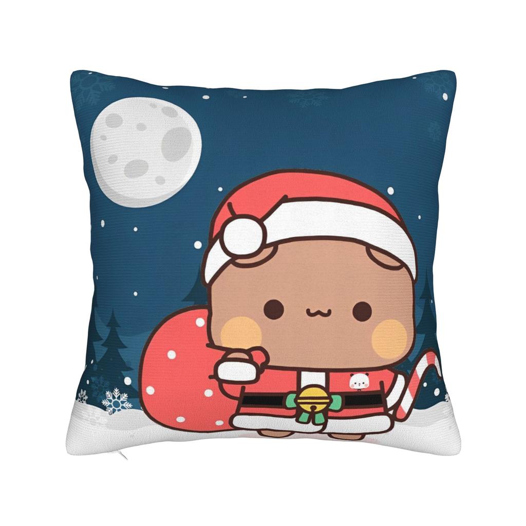 Bubu and Dudu Pillowcase Doublesided Printing Cushion Cover Decorations Merry Christmas Pillow Case Cover Seat Zippered