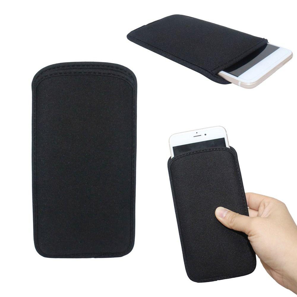 Direct-Insert Waterproof Phone Pouch Neoprene 6.3-7.2 Inch Phone Cover Shockproof Scratch-Resistant Surface Protective Case