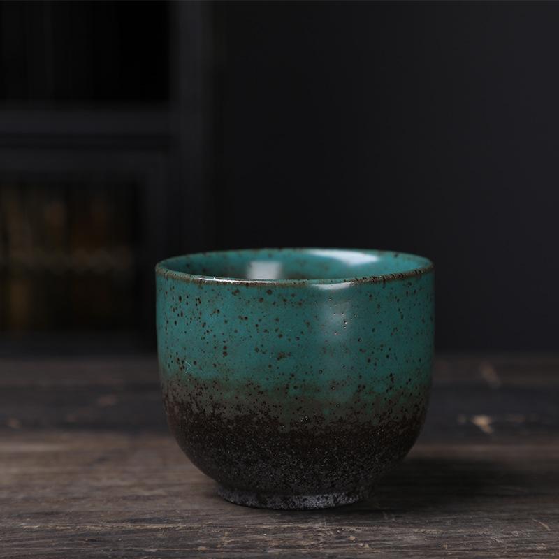 Ceramic Master Cup Kung Fu Teacup Retro Ceramic Cup Outdoor Camping Cup Household Coarse Pottery Tea Cup