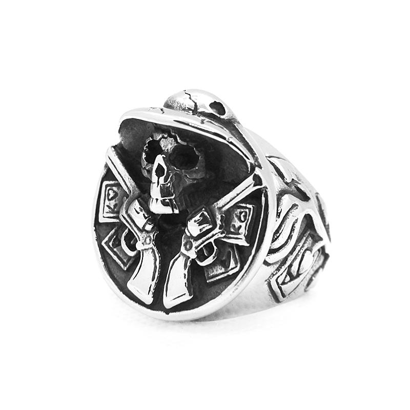 Fashion Simple 316L Stainless Steel Link Chain Rings For Men Women Punk Hip Hop Personality Retro Ring Party Biker Jewelry Gifts