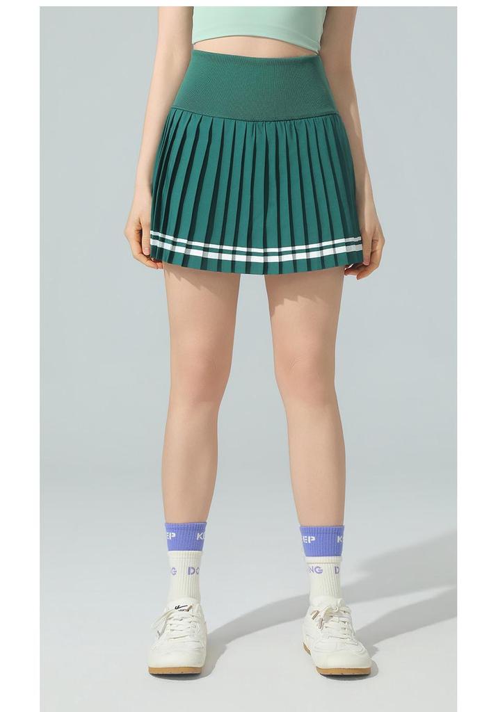 Gonna da Tennis Asciugatura Rapida Stile Accademico Francese - Traspirante, Pieghettata, Abbigliamento Casual da Fitness per Esterno