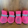 Summer Breathable Mesh Dog Shoes Anti-Slip Wear-Resistant Pet Paw Protectors Cool Foot Covers for Small Dogs, Poodles Bichons