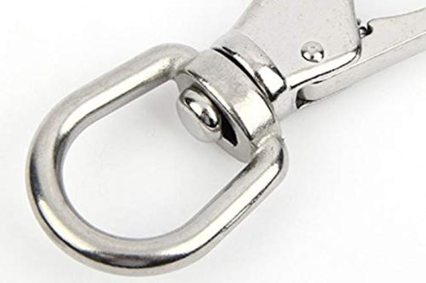 Health Life Stainless Steel Set of Eye Rotating Twist Rotating Stainless Steel Stainless 6mm Swivel, 2, Swivel, Snap, Ring, Keychain, Carabiner, Snap,